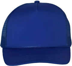 Valucap 8804H Five Panel Mesh Back Trucker Cap Royal Blue Royal / 6 5/8’’ 7 3/8’’