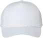 Valucap 8804H Five Panel Mesh Back Trucker Cap White White / 6 5/8’’ 7 3/8’’