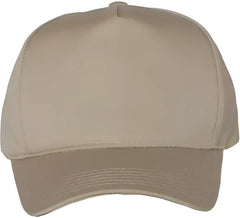 Valucap 8869 Five Panel Twill Cap Khaki Khaki / 6 5/8’’ 7 3/8’’