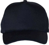 Valucap 8869 Five-Panel Twill Cap - Navy - Navy / 6 5/8’’ - 7 3/8’’