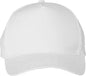 Valucap 8869 Five-Panel Twill Cap - White - White / 6 5/8’’ - 7 3/8’’