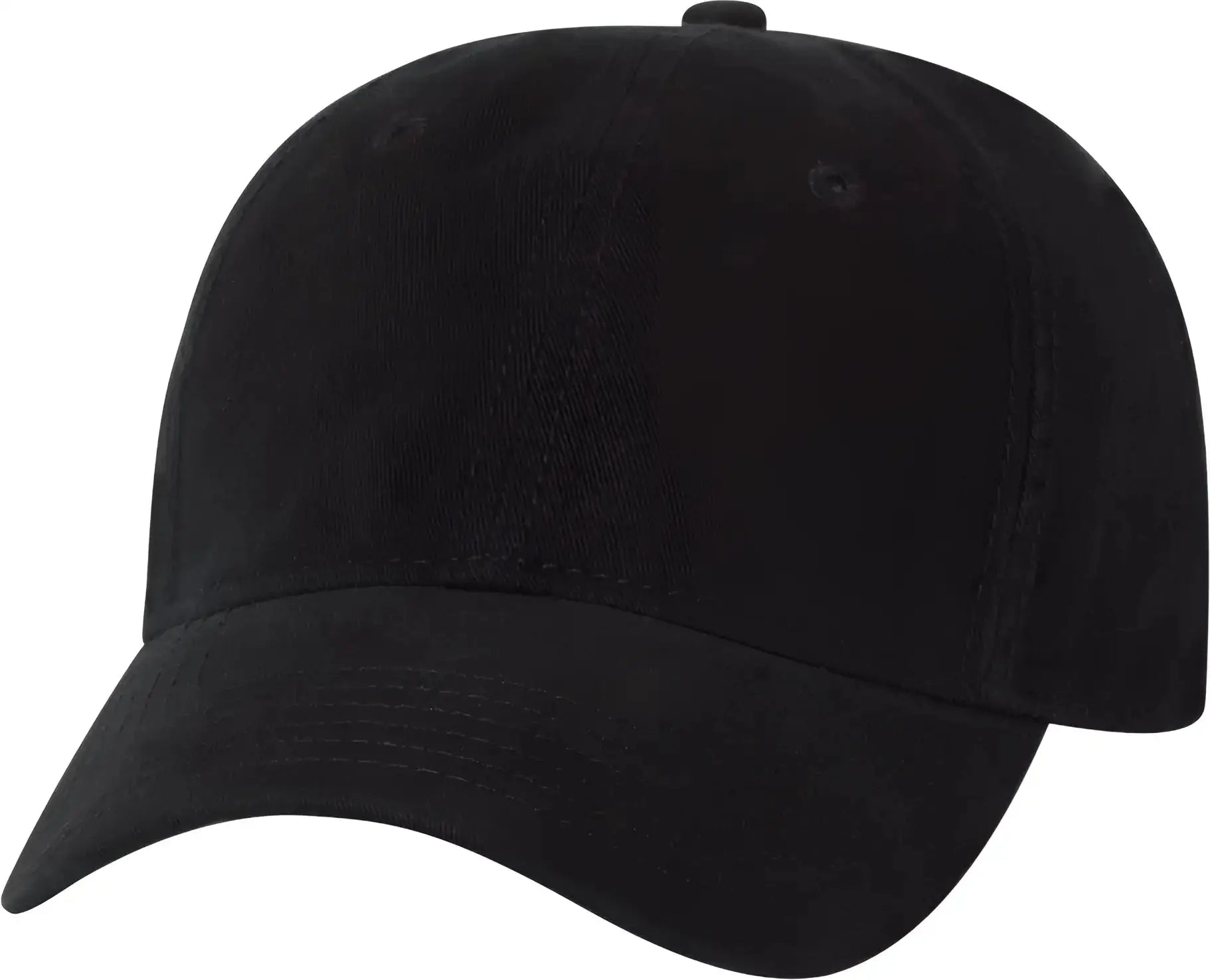 Valucap AH35 Unstructured Cap - Black - Black / One Size Fits Most