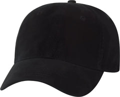 Valucap AH35 Unstructured Cap - Black - Black / One Size Fits Most