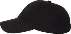 Valucap AH35 Unstructured Cap - Black - Black / One Size Fits Most