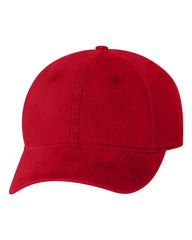 Valucap AH35 Unstructured Cap - Red - Red / One Size Fits Most