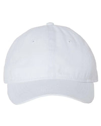 Valucap AH35 Unstructured Cap - White - White / One Size Fits Most