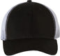 Valucap AH80 Bio-Washed Trucker Cap - Black White - Black White / One Size Fits Most