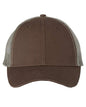 Valucap AH80 Bio-Washed Trucker Cap - Brown Khaki - Brown Khaki / One Size Fits Most
