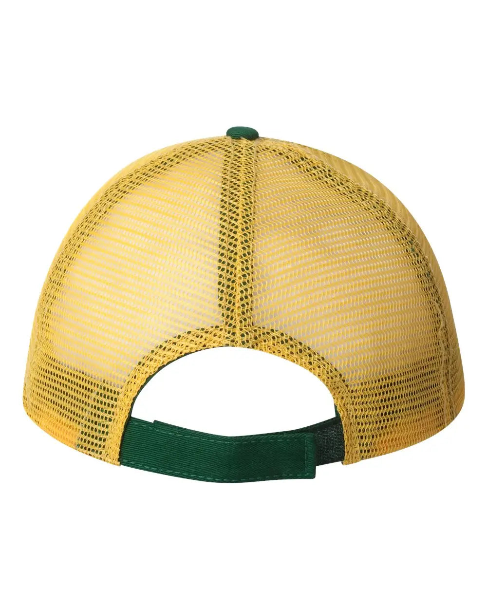 Valucap AH80 Bio-Washed Trucker Cap - Dark Green Gold - Forest Gold / One Size Fits Most