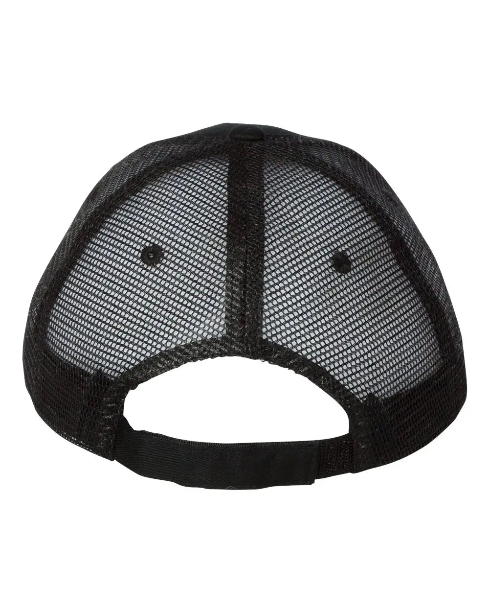 Valucap S102 Sandwich Trucker Cap - Black Black - Black Black / One Size Fits Most