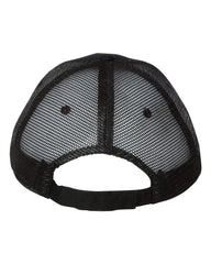 Valucap S102 Sandwich Trucker Cap - Black Black - Black Black / One Size Fits Most