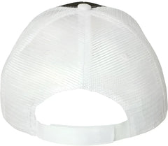 Valucap S102 Sandwich Trucker Cap - Black White - Black White / 6 5/8’’ - 7 3/8’’