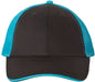 Valucap S102 Sandwich Trucker Cap - Charcoal Neon Blue - Dark Gray Blue / 6 5/8’’ - 7 3/8’’