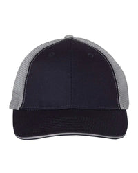 Valucap S102 Sandwich Trucker Cap - Navy Gray - Navy Gray / One Size Fits Most