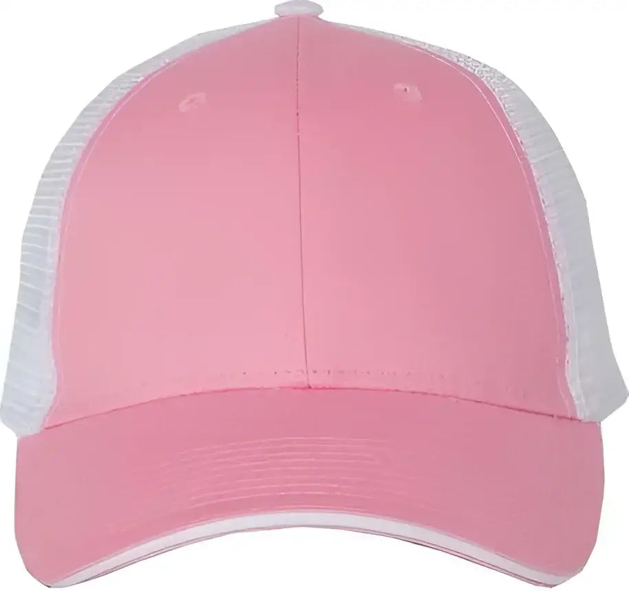 Valucap S102 Sandwich Trucker Cap Pink White Pink White / 6 5/8’’ 7 3/8’’