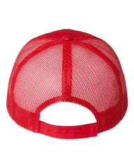 Valucap S102 Sandwich Trucker Cap - Red - Red / One Size Fits Most