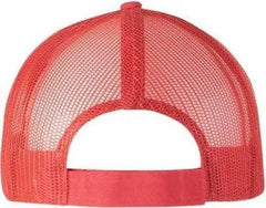 Valucap S102 Sandwich Trucker Cap Red Red / One Size Fits Most