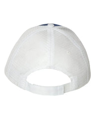 Valucap S102 Sandwich Trucker Cap - Royal White - Royal White / One Size Fits Most