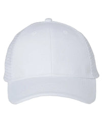 Valucap S102 Sandwich Trucker Cap - White White - White White / One Size Fits Most