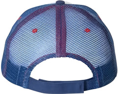 Valucap S102 Sandwich Trucker Cap White Royal Red White Red / 6 5/8’’ 7 3/8’’
