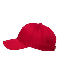 Valucap VC100 Lightweight Twill Cap - Red - Red / One Size Fits Most