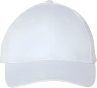 Valucap VC100 Lightweight Twill Cap White White / 6 5/8’’ 7 3/8’’