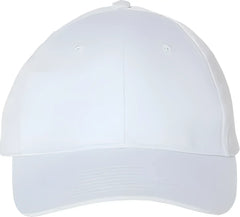 Valucap VC100 Lightweight Twill Cap White White / 6 5/8’’ 7 3/8’’