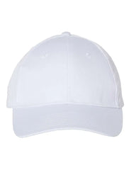 Valucap VC100 Lightweight Twill Cap - White - White / One Size Fits Most
