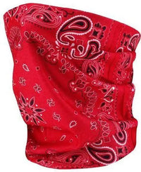 Valucap VC20 Neck Gaiter - Red Paisley - Red / One Size Fits Most