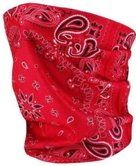 Valucap VC20 Neck Gaiter - Red Paisley - Red / One Size Fits Most