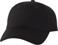 Valucap VC200 Brushed Twill Cap Black Black / 6 5/8’’ 7 3/8’’