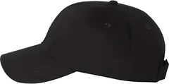 Valucap VC200 Brushed Twill Cap Black Black / 6 5/8’’ 7 3/8’’