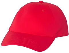 Valucap VC200 Brushed Twill Cap - Red - Red / 6 5/8’’ - 7 3/8’’