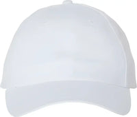 Valucap VC200 Brushed Twill Cap White White / 6 5/8’’ 7 3/8’’