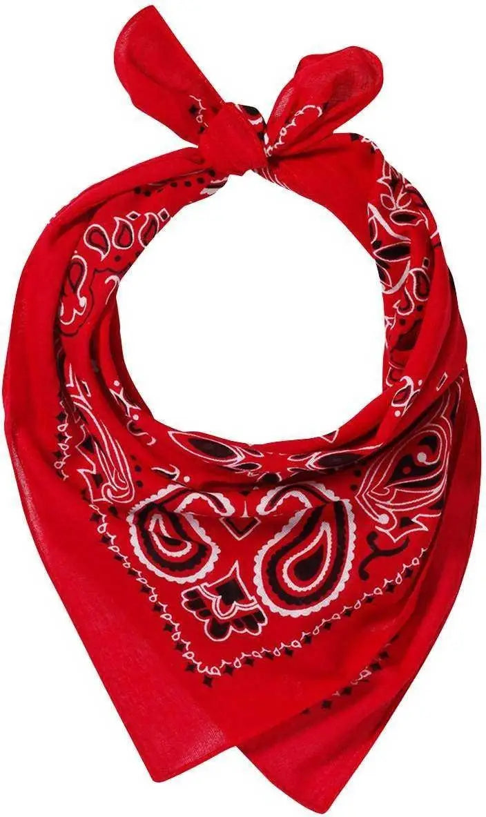 Valucap VC21 Face Bandana (pk of 3) - Red Paisley - Multi-Colored / One Size Fits Most