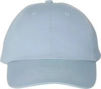Valucap VC300A Adult Bio Washed Classic Dads Cap Baby Blue Blue Gray / 6 5/8’’ 7 3/8’’