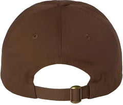 Valucap VC300A Adult Bio Washed Classic Dads Cap Brown Brown / 6 5/8’’ 7 3/8’’