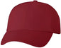 Valucap VC300A Adult Bio Washed Classic Dads Cap Cardinal Cardinal / 6 5/8’’ 7 3/8’’