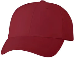 Valucap VC300A Adult Bio Washed Classic Dads Cap Cardinal Cardinal / 6 5/8’’ 7 3/8’’