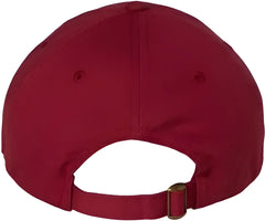 Valucap VC300A Adult Bio Washed Classic Dads Cap Cardinal Cardinal / 6 5/8’’ 7 3/8’’