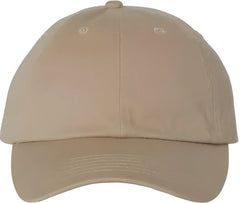 Valucap VC300A Adult Bio Washed Classic Dads Cap Khaki Khaki / 6 5/8’’ 7 3/8’’