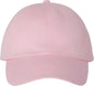 Valucap VC300A Adult Bio Washed Classic Dads Cap Light Pink Pink / 6 5/8’’ 7 3/8’’