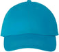 Valucap VC300A Adult Bio Washed Classic Dads Cap Neon Blue Blue / 6 5/8’’ 7 3/8’’
