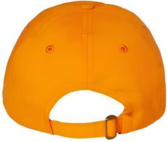 Valucap VC300A Adult Bio Washed Classic Dads Cap Neon Orange Orange / 6 5/8’’ 7 3/8’’