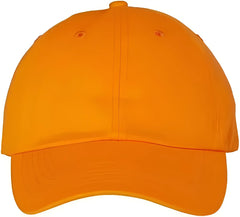 Valucap VC300A Adult Bio Washed Classic Dads Cap Neon Orange Orange / 6 5/8’’ 7 3/8’’