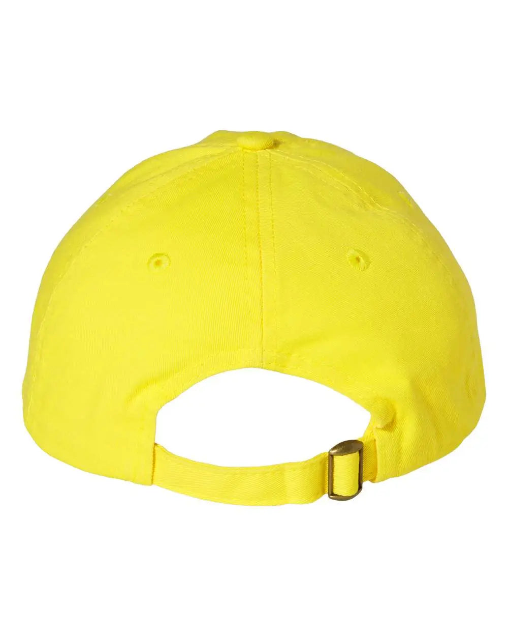 Valucap VC300A Bio-Washed Classic Dad Cap - Neon Yellow - Neon Yellow / One Size Fits Most