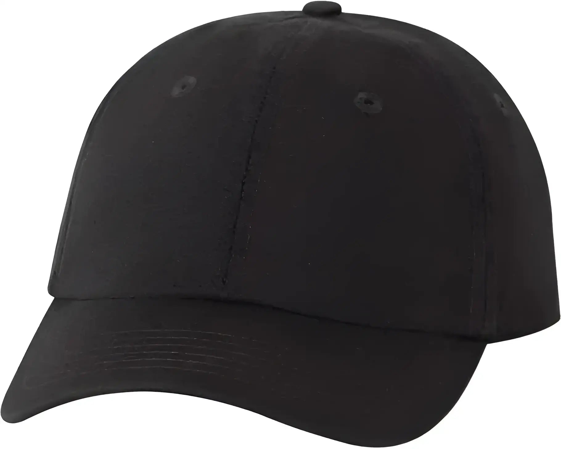 Valucap VC300Y Small Fit Bio Washed Dad’s Cap Black Black / 6 5/8’’ 7 3/8’’