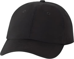 Valucap VC300Y Small Fit Bio Washed Dad’s Cap Black Black / 6 5/8’’ 7 3/8’’