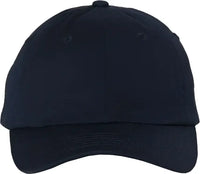 Valucap VC300Y Small Fit Bio Washed Dad’s Cap Navy Navy / 6 5/8’’ 7 3/8’’