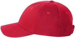 Valucap VC300Y Small Fit Bio Washed Dad’s Cap Red Red / 6 5/8’’ 7 3/8’’